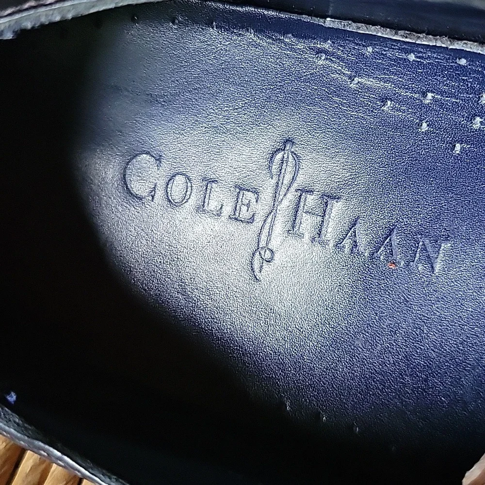 Cole Haan brown and black loafers/oxfords, size 10.5M